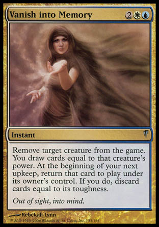 Vanish into Memory (Coldsnap) Light Play