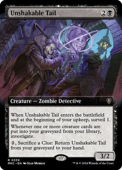 Unshakable Tail (Extended Art) (Commander: Murders at Karlov Manor) Light Play