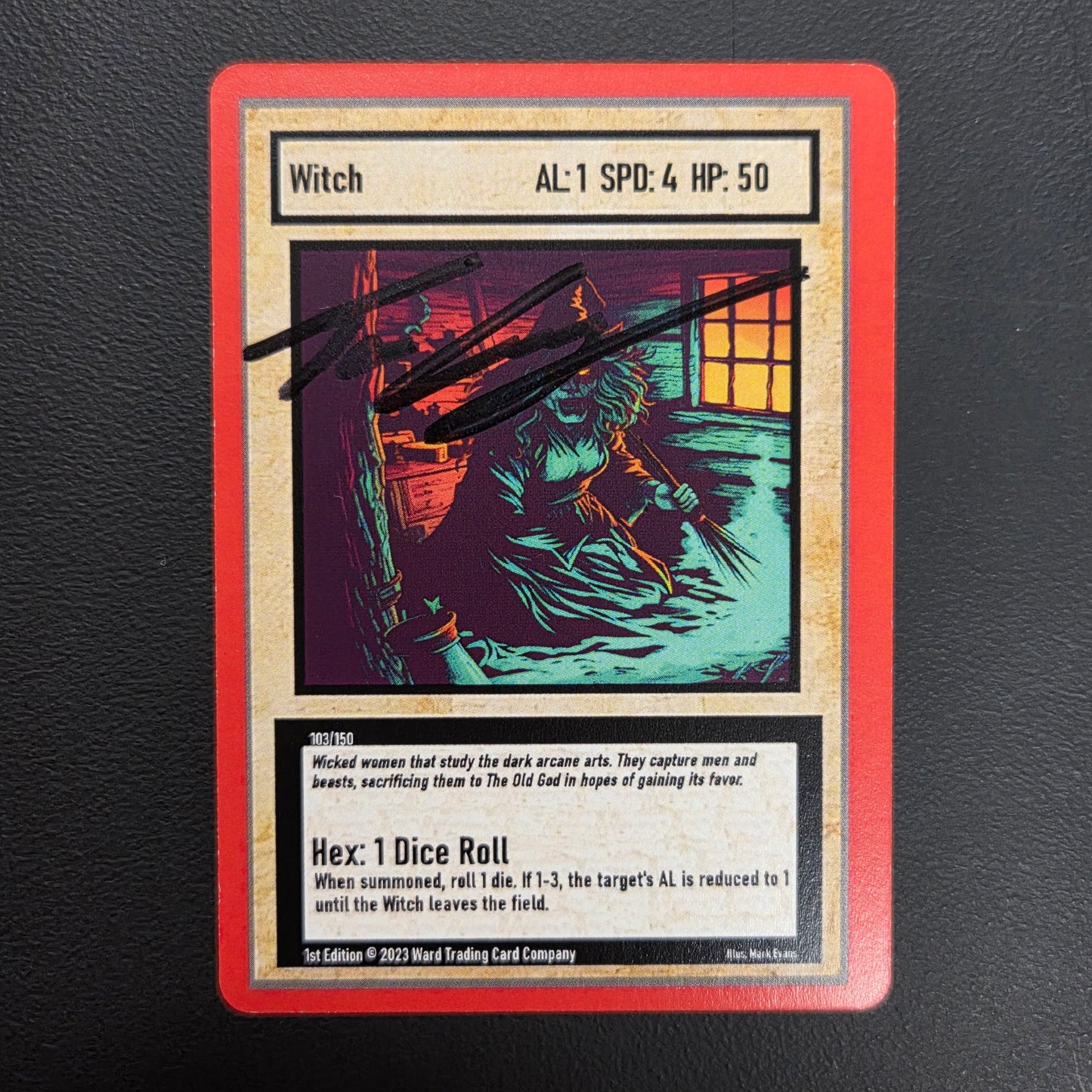 [SIGNED] 103/150 - Witch - Gen 1 1st Edition