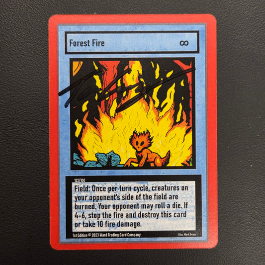 [SIGNED] 122/150 - Forest Fire - Gen 1 1st Edition