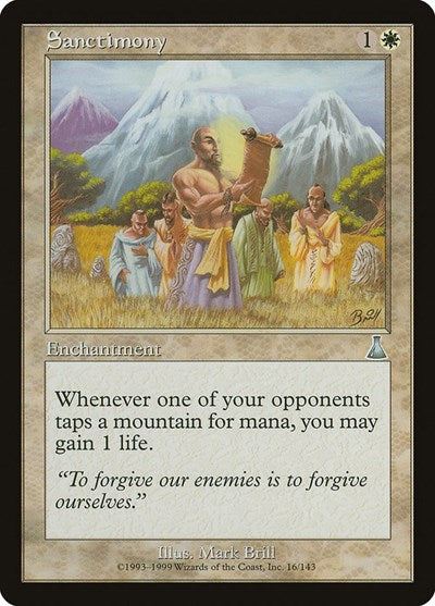 Sanctimony (Urza's Destiny) Light Play