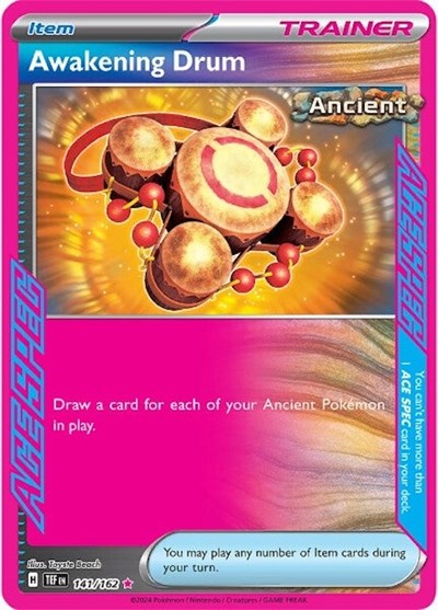 Awakening Drum (SV05: Temporal Forces) Light Play Holofoil