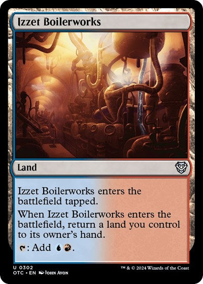 Izzet Boilerworks (Commander: Outlaws of Thunder Junction) Light Play