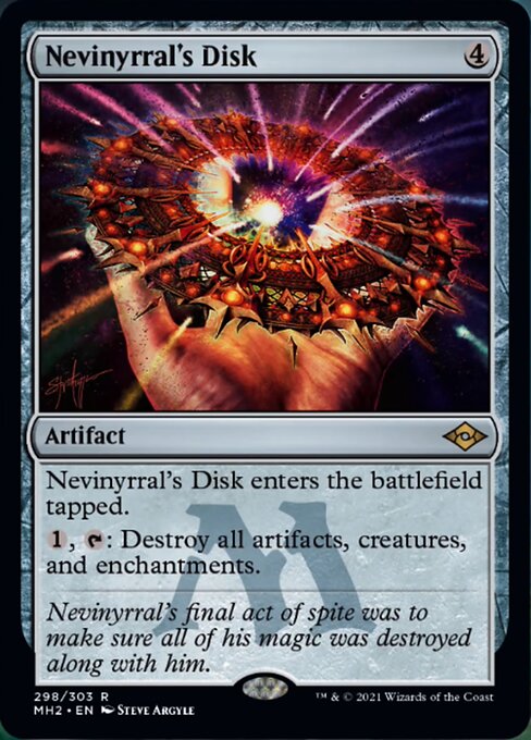 Nevinyrral's Disk (Modern Horizons 2) Light Play