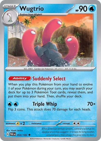 Wugtrio (Scarlet and Violet: Paradox Rift) Light Play