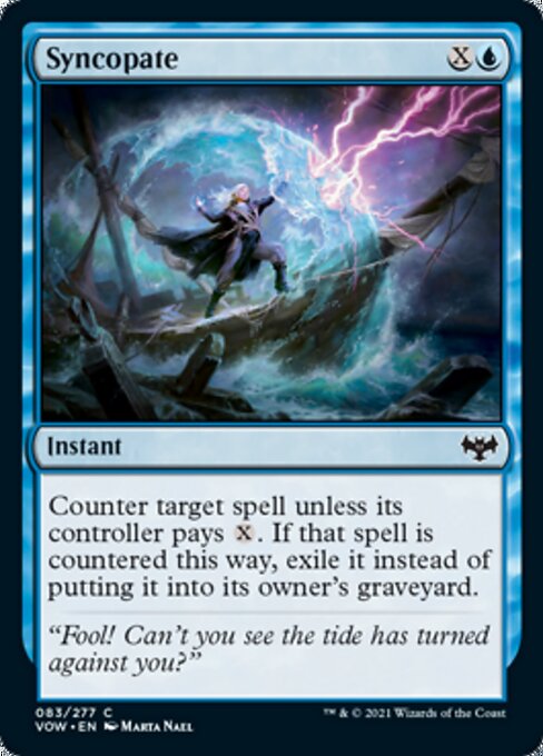 Syncopate (Innistrad: Crimson Vow) Light Play