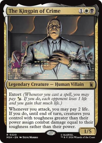 The Kingpin of Crime (Marvel Super Heroes) Light Play