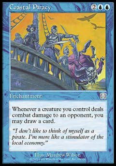 Coastal Piracy (Mercadian Masques) Medium Play