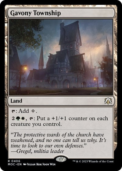 Gavony Township (Commander: March of the Machine) Light Play