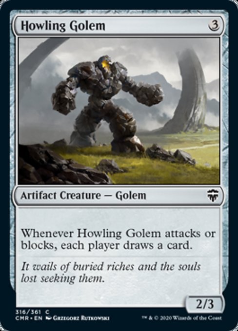 Howling Golem (Commander Legends) Light Play