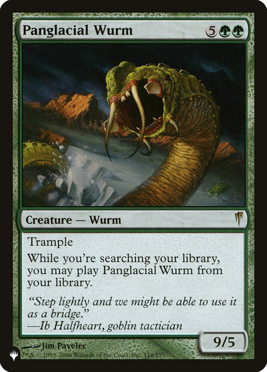 Panglacial Wurm (The List) Light Play