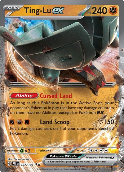 Ting-Lu ex (SV02: Paldea Evolved) Near Mint Holofoil