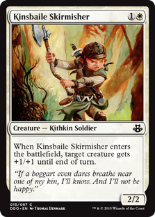 Kinsbaile Skirmisher (Duel Decks: Kiora vs Elspeth) Light Play