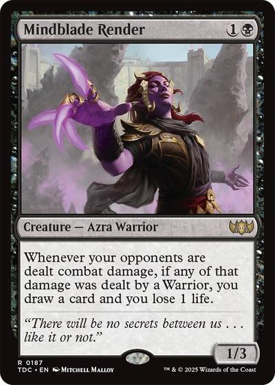 Mindblade Render (Commander: Tarkir: Dragonstorm) Light Play