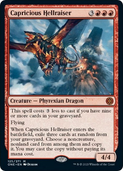 Capricious Hellraiser (Phyrexia: All Will Be One) Light Play