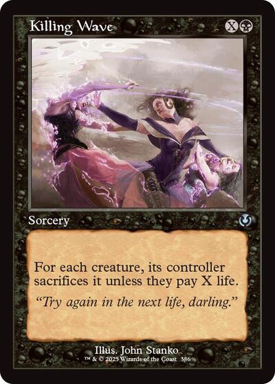 Killing Wave (Retro Frame) (Innistrad Remastered) Light Play