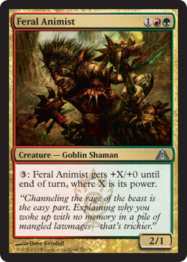 Feral Animist (Dragon's Maze) Light Play