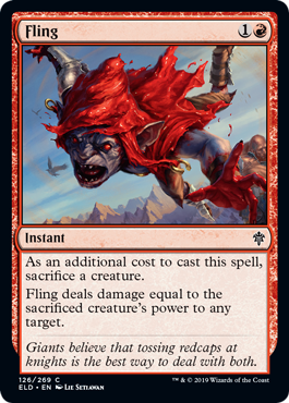 Fling (Throne of Eldraine) Light Play