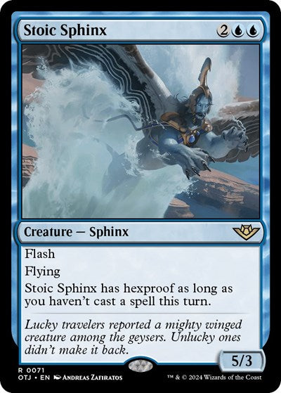 Stoic Sphinx (Outlaws of Thunder Junction) Light Play