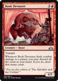 Book Devourer (Guilds of Ravnica) Light Play