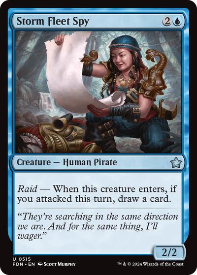 Storm Fleet Spy (Foundations) Light Play
