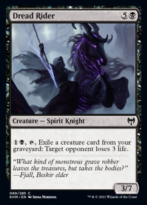 Dread Rider (Kaldheim) Light Play Foil
