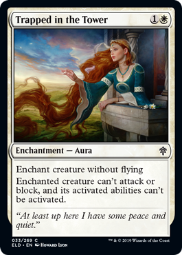 Trapped in the Tower (Throne of Eldraine) Light Play