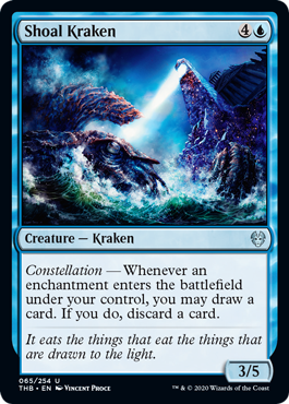 Shoal Kraken (Theros Beyond Death) Light Play