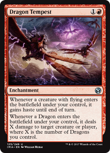 Dragon Tempest (Iconic Masters) Light Play Foil