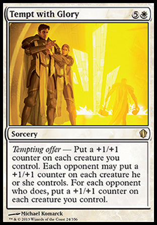 Tempt with Glory (Commander 2013 Edition) Medium Play