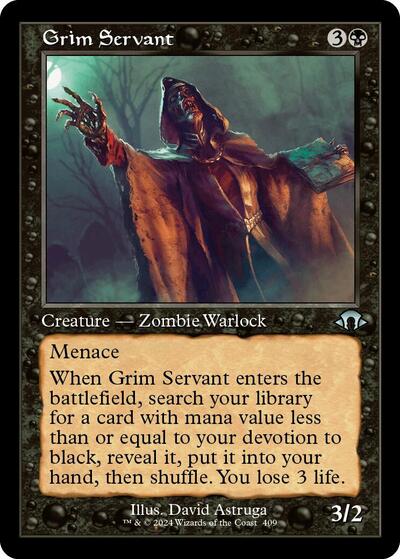 Grim Servant (Retro Frame) (Modern Horizons 3) Light Play