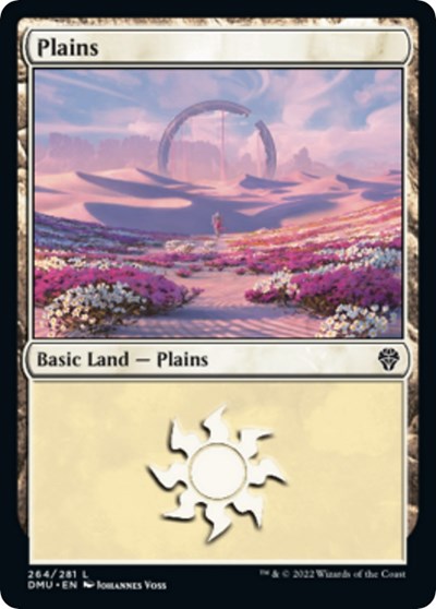 Plains (264) (Dominaria United) Light Play