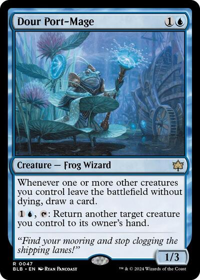 Dour Port-Mage (Bloomburrow) Light Play