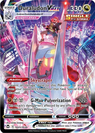 Duraludon VMAX (SWSH12: Silver Tempest Trainer Gallery) Light Play Holofoil