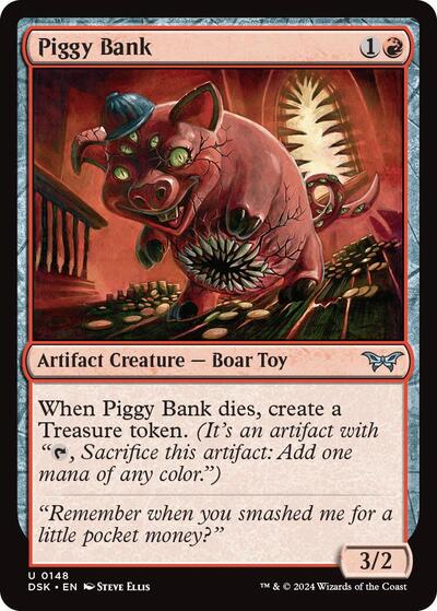 Piggy Bank (Duskmourn: House of Horror) Light Play Foil