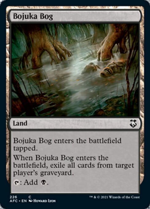 Bojuka Bog (Commander 2021 Forgotten Realms) Light Play