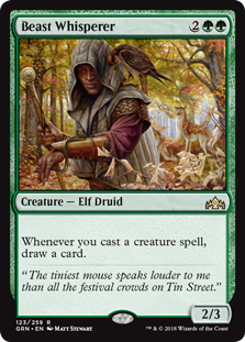Beast Whisperer (Guilds of Ravnica) Light Play