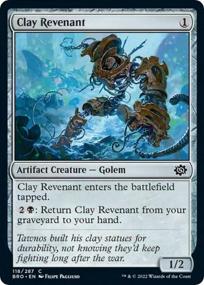 Clay Revenant (The Brothers' War) Light Play