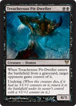Treacherous Pit-Dweller (Avacyn Restored) Light Play