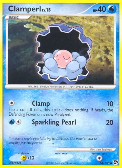 Clamperl (Great Encounters) Light Play
