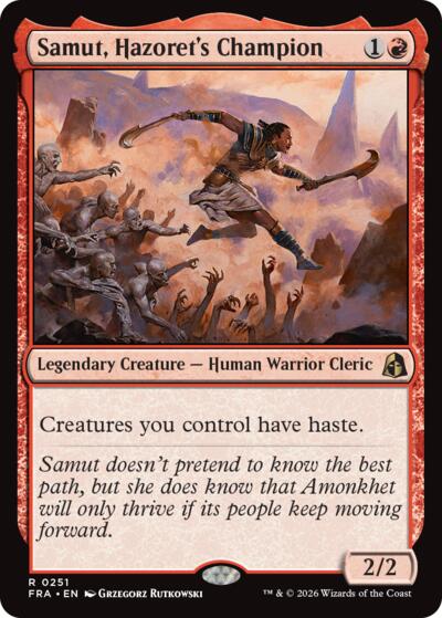 Samut, Hazorer's Champion (Reality Fracture) Light Play