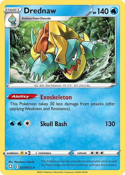Drednaw (Shining Fates) Light Play