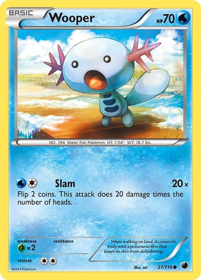 Wooper (Plasma Freeze) Heavy Play