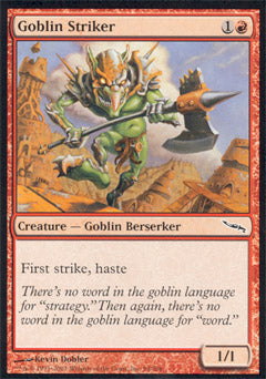 Goblin Striker (Mirrodin) Medium Play