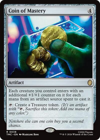 Coin of Mastery (Commander: Teenage Mutant Ninja Turtles) Light Play