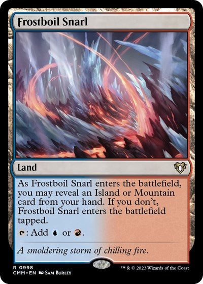Frostboil Snarl (Commander Masters) Light Play