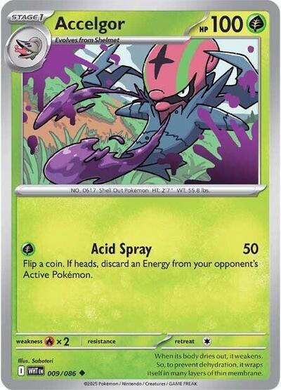 Accelgor (SV: White Flare) Light Play