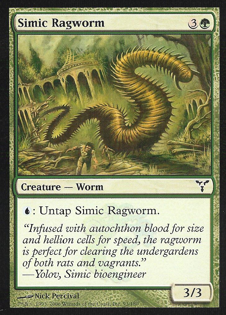 Simic Ragworm (Dissension) Light Play