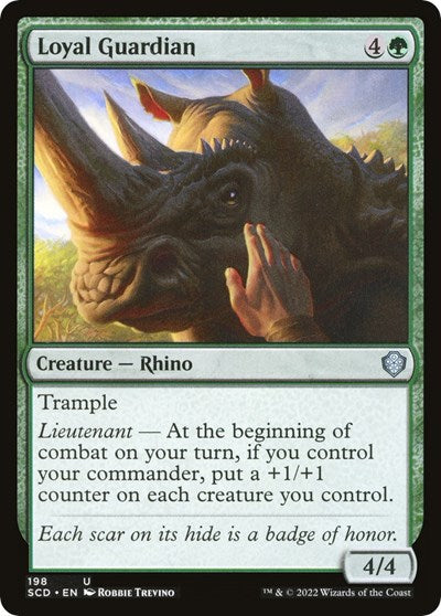 Loyal Guardian (Commander 2022 Starter Decks) Light Play