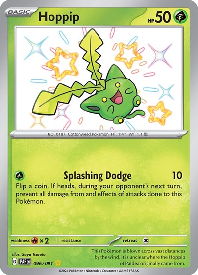 Hoppip (SV: Paldean Fates) Light Play Holofoil